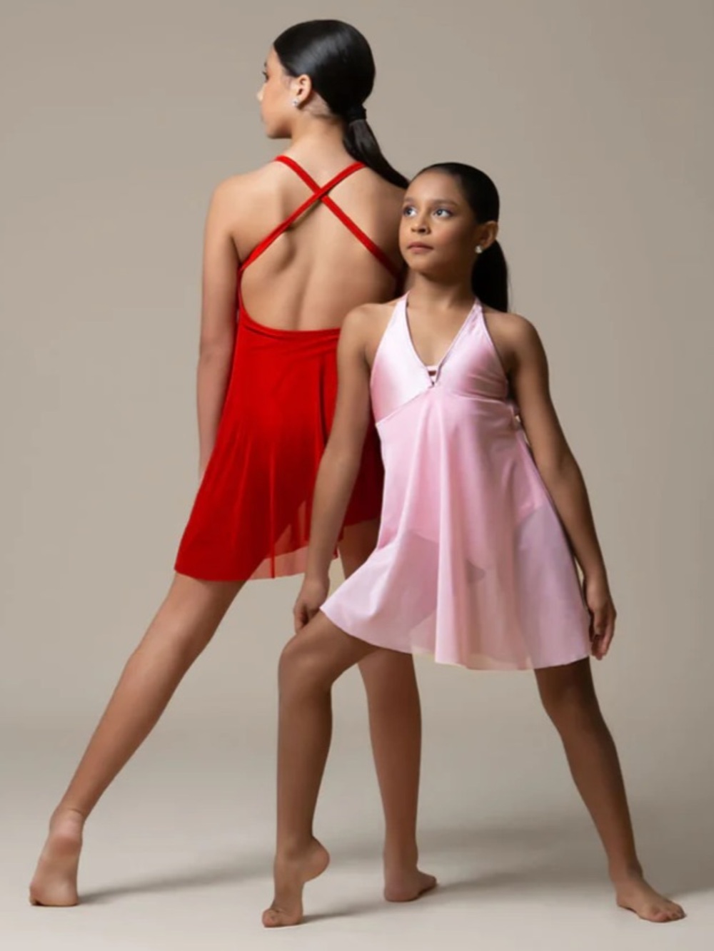 DCD “Empire Dress” Dance Costume in Blush sz  MA